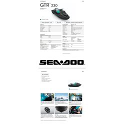 Sea-doo GTR 230 eclipse black / reef blue 36TB 202
