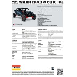 Can-Am Maverick R Max X RS DCT SAS 999T Dusty Navy