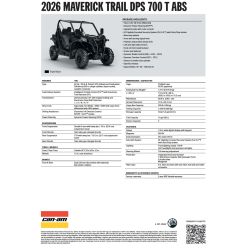 Can-Am Maverick Trail DPS T ABS 700 Triple Black 7