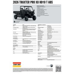 Can-Am Traxter Pro XU T ABS HD10 Stealth black 8VT