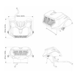 Zestaw do relokacji chłodnicy Can-Am Outlander BRP