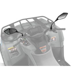Lusterka na kierownicę z mocowaniami Can-Am BRP 71