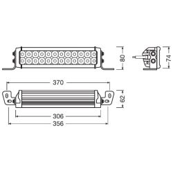 Lampa robocza LED 12/24V 30W OSR OSRAM LEDriving