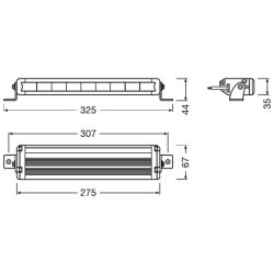 Lampa robocza LED 12/24V 27W LEDriving OSRAM