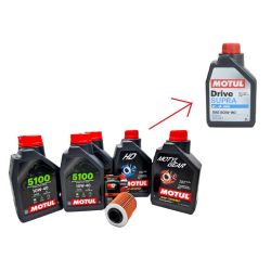 Zestaw Olejowy serwisowy Motul + filtr oleju K&N do CF MOTO 850 1000
