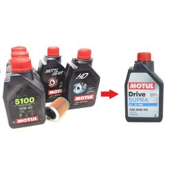 Zestaw Olejowy serwisowy Motul + filtr oleju Hiflo do CF MOTO 850 1000