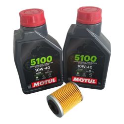 ZESTAW OLEJOWY HISUN GUARDIAN MOTUL SILNIK + FILTR OLEJU
